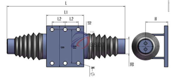HYS型雙撞頭液壓緩沖器(圖3)